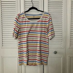 Gap Maternity Shirt in Stripe
